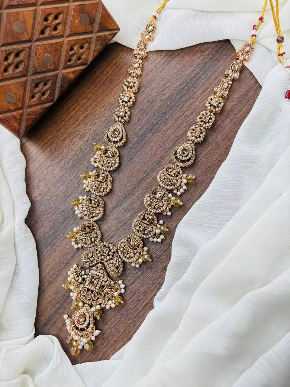 Zircon Long Maala Set