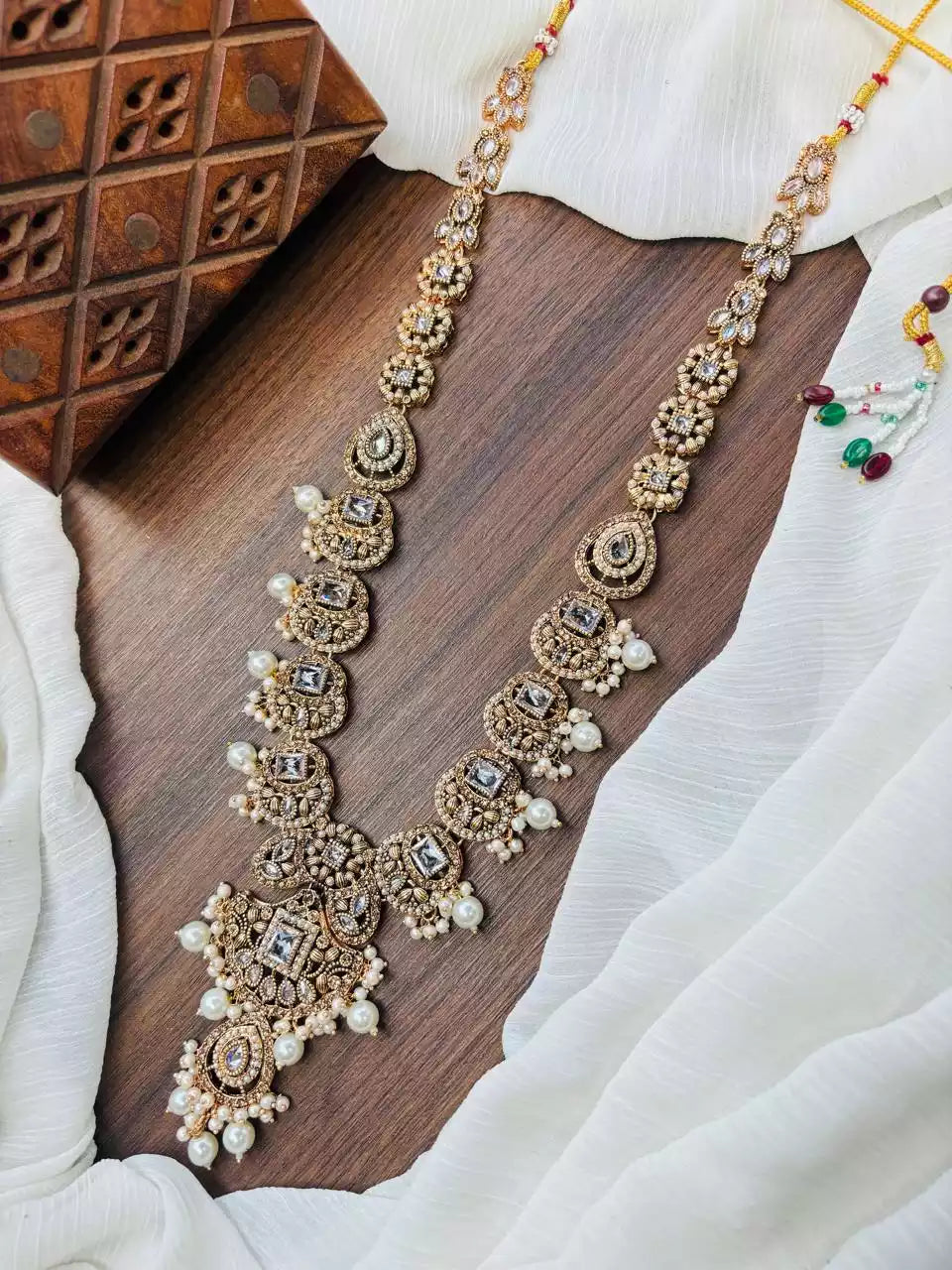 Zircon Long Maala Set