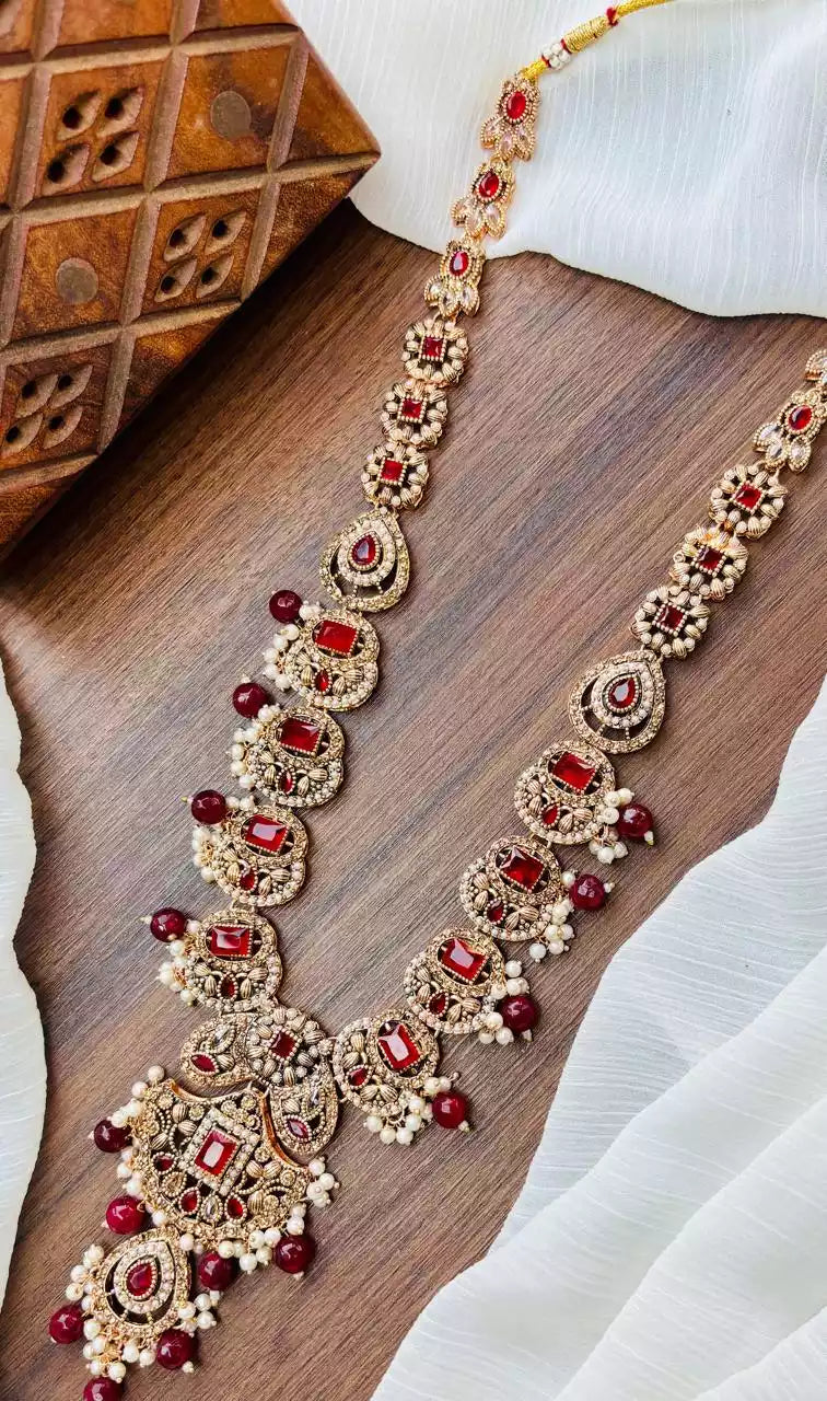 Zircon Long Maala Set