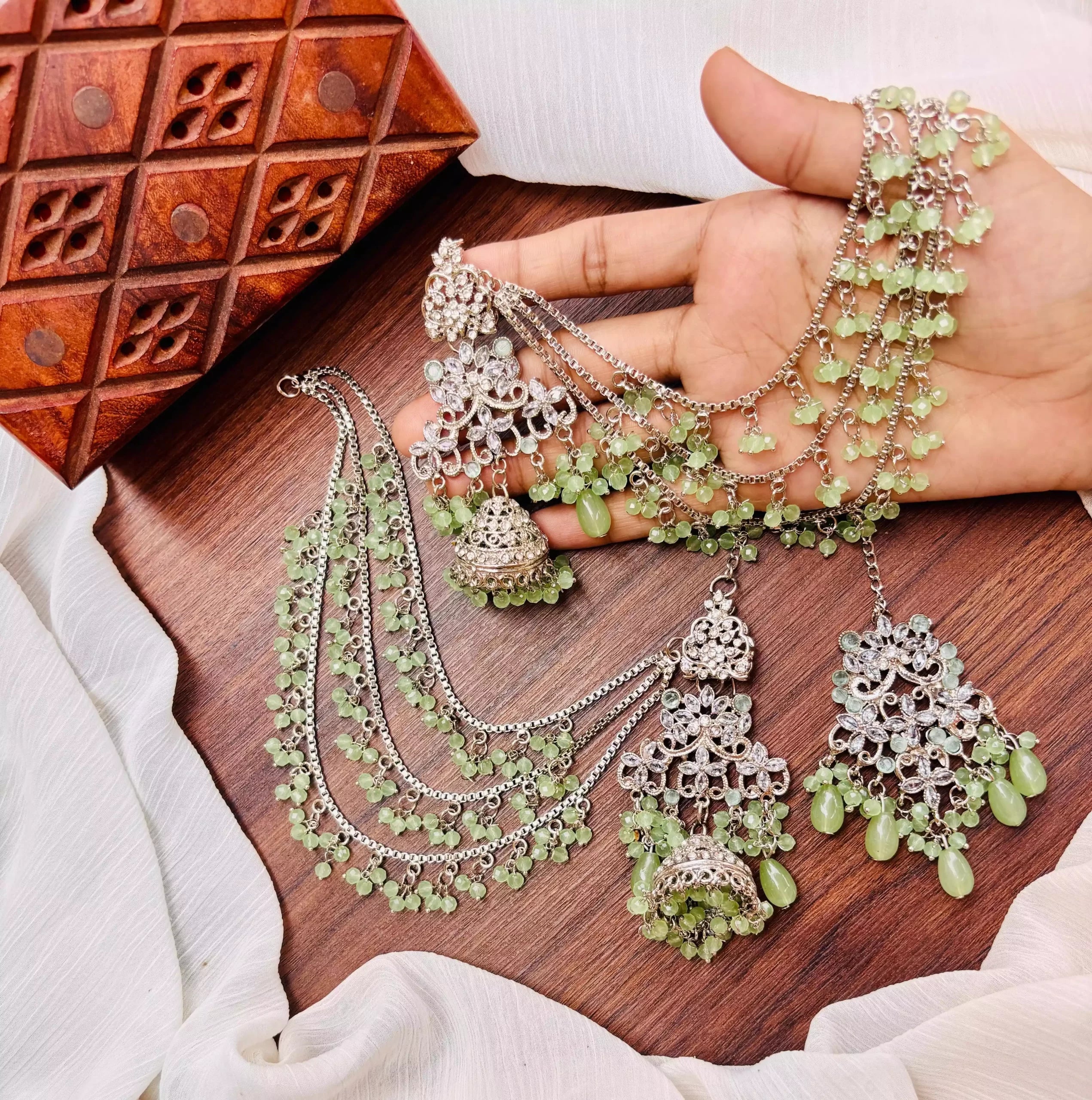 Reverse AD Earrings Teeka