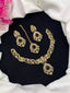 Zircon Necklace Set with Teeka