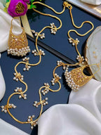 Gold Plated Baali With Maala