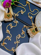 Gold Plated Baali With Maala