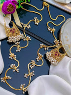 Gold Plated Baali With Maala