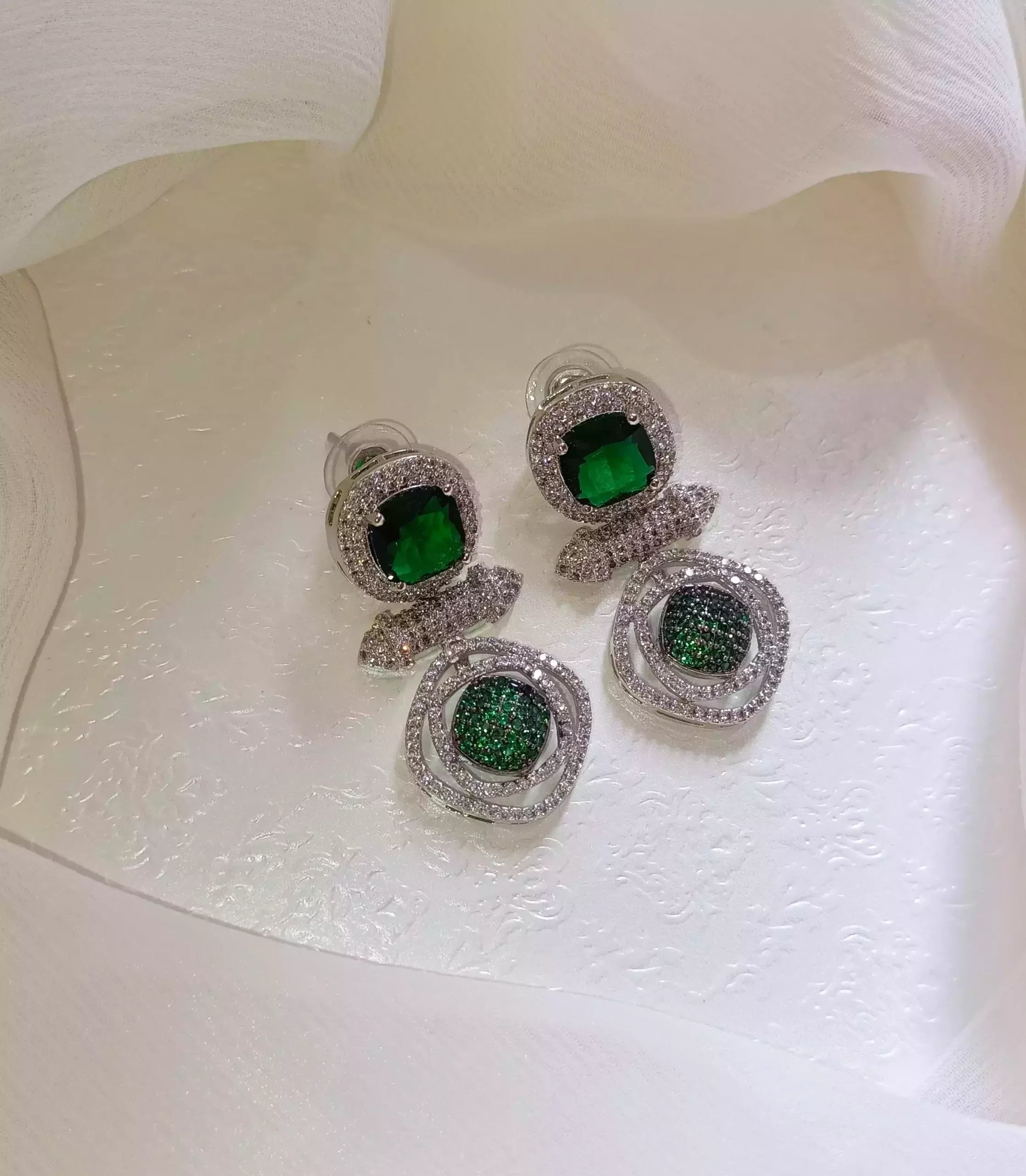 American diamond earrings