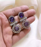 American diamond earrings