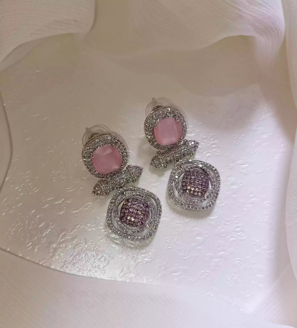 American diamond earrings