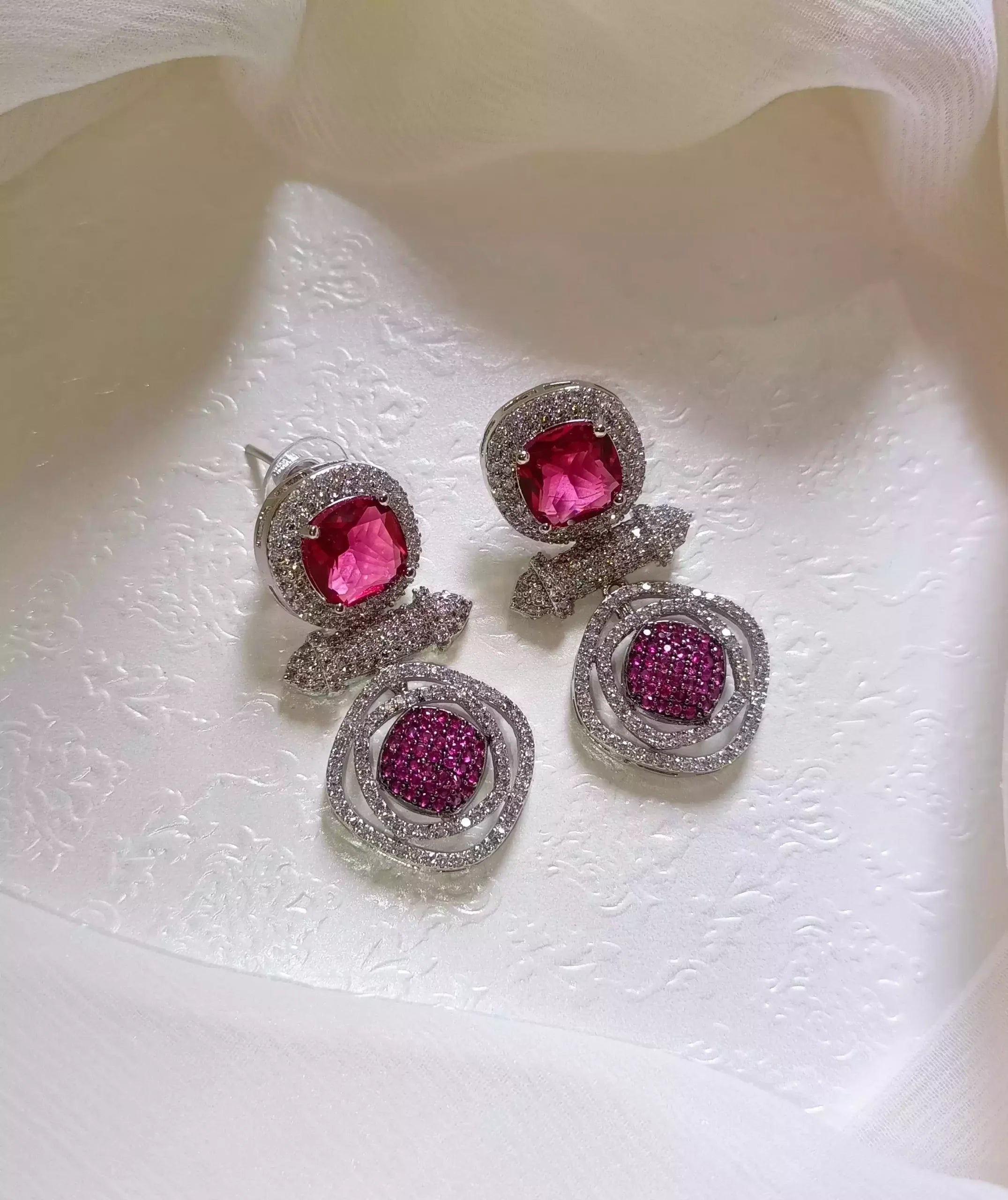 American diamond earrings