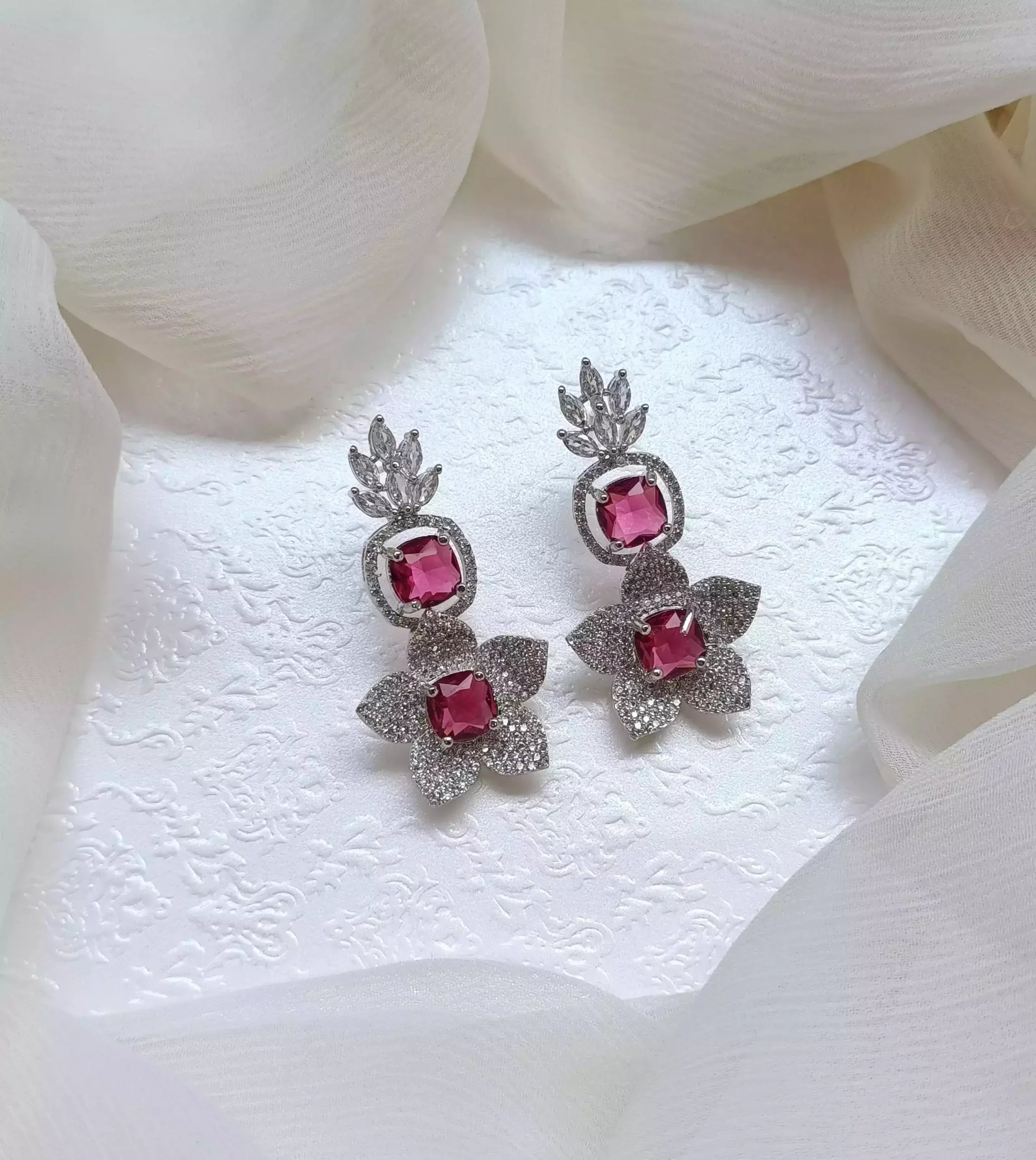 American diamond earrings