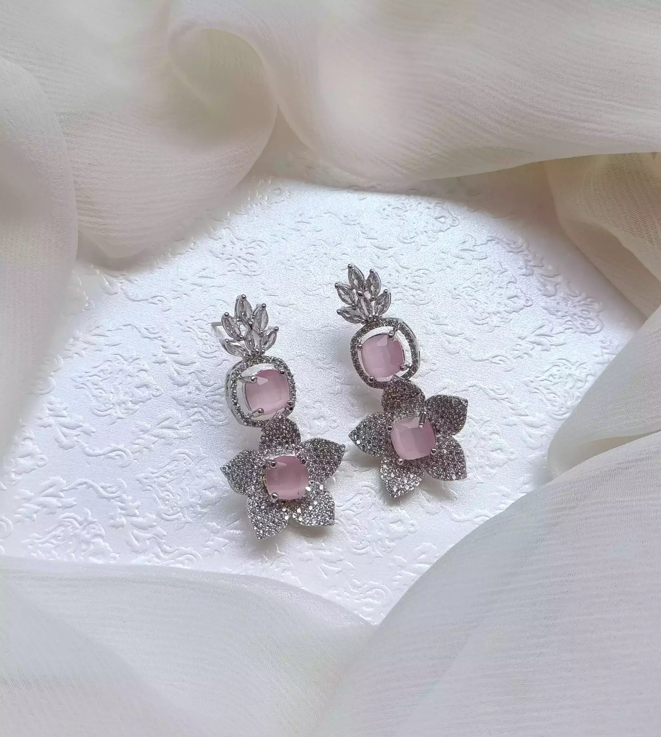 American diamond earrings