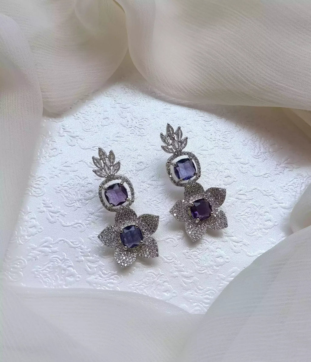 American diamond earrings