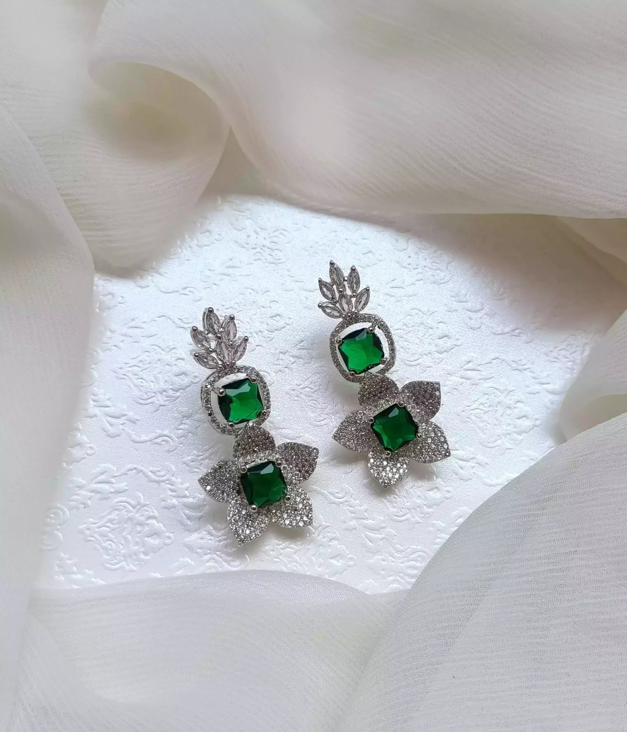 American diamond earrings