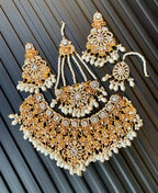 Zircon bridal set with jhumar