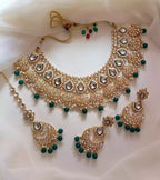 Dabbi kundan necklace set