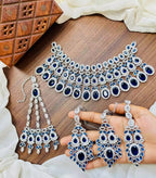 Zircon bridal set with jhumar