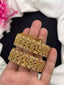 Zircon Openable Bangle Pair