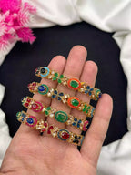 Zircon 4pcs bangle set