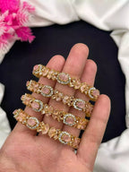 Zircon 4pcs bangle set