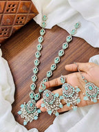 Zircon set with teeka