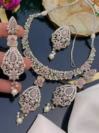 Gold plated necklace set
