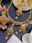 Gold plated necklace set
