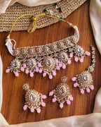 Dabbi kundan choker set