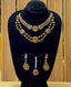 Double line necklace set