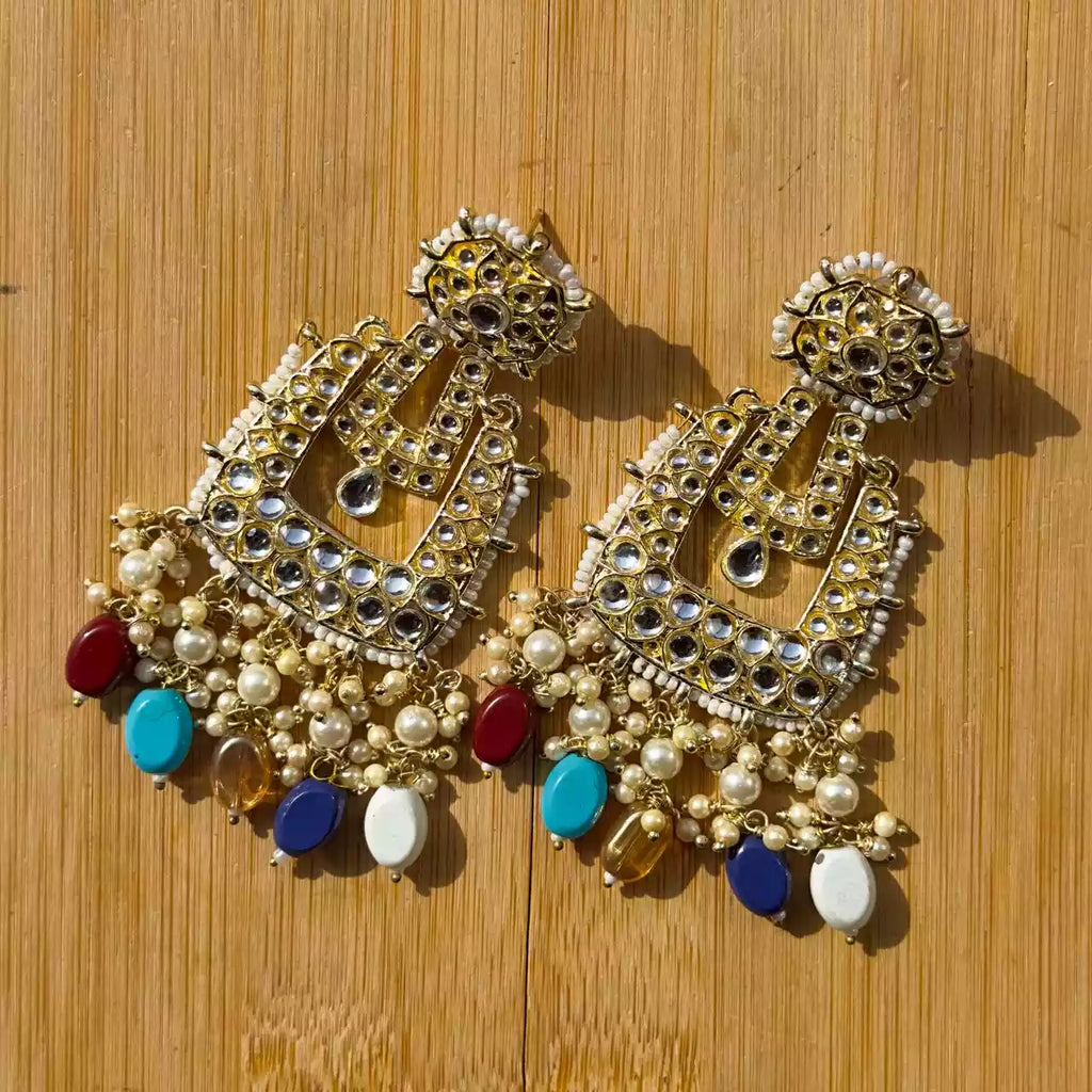 Dabbi kundan earrings