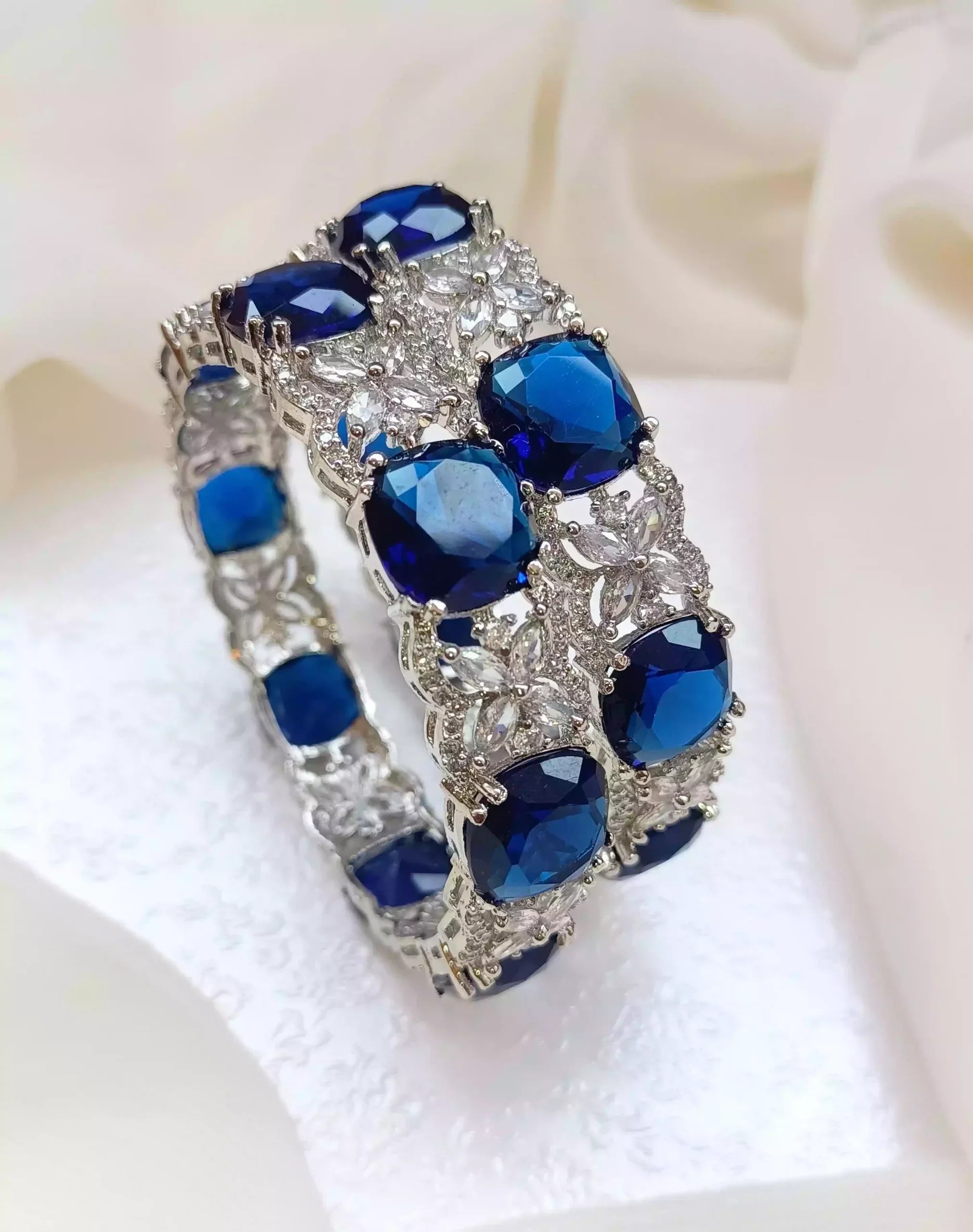American diamond bangle set