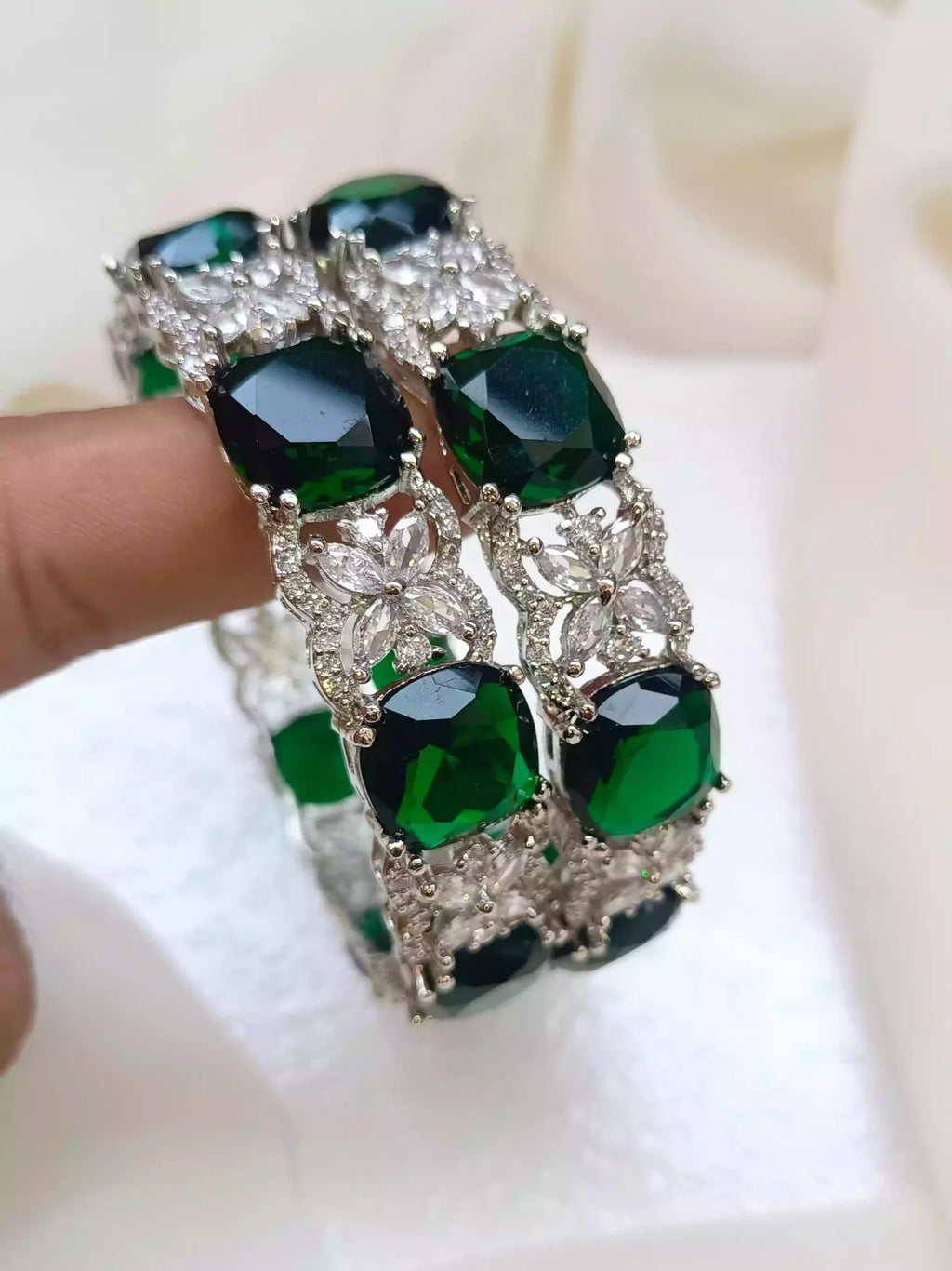 American diamond bangle set