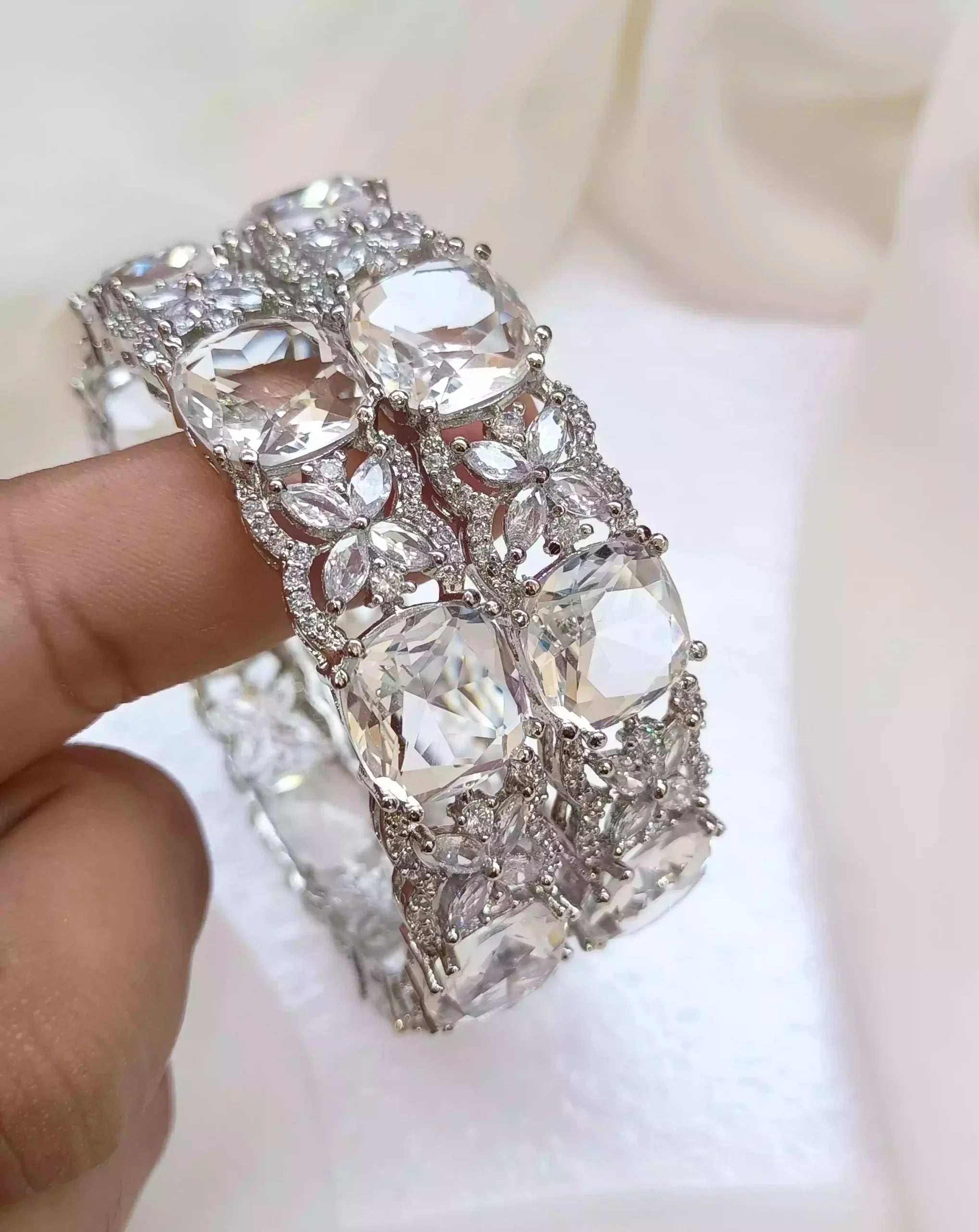 American diamond bangle set