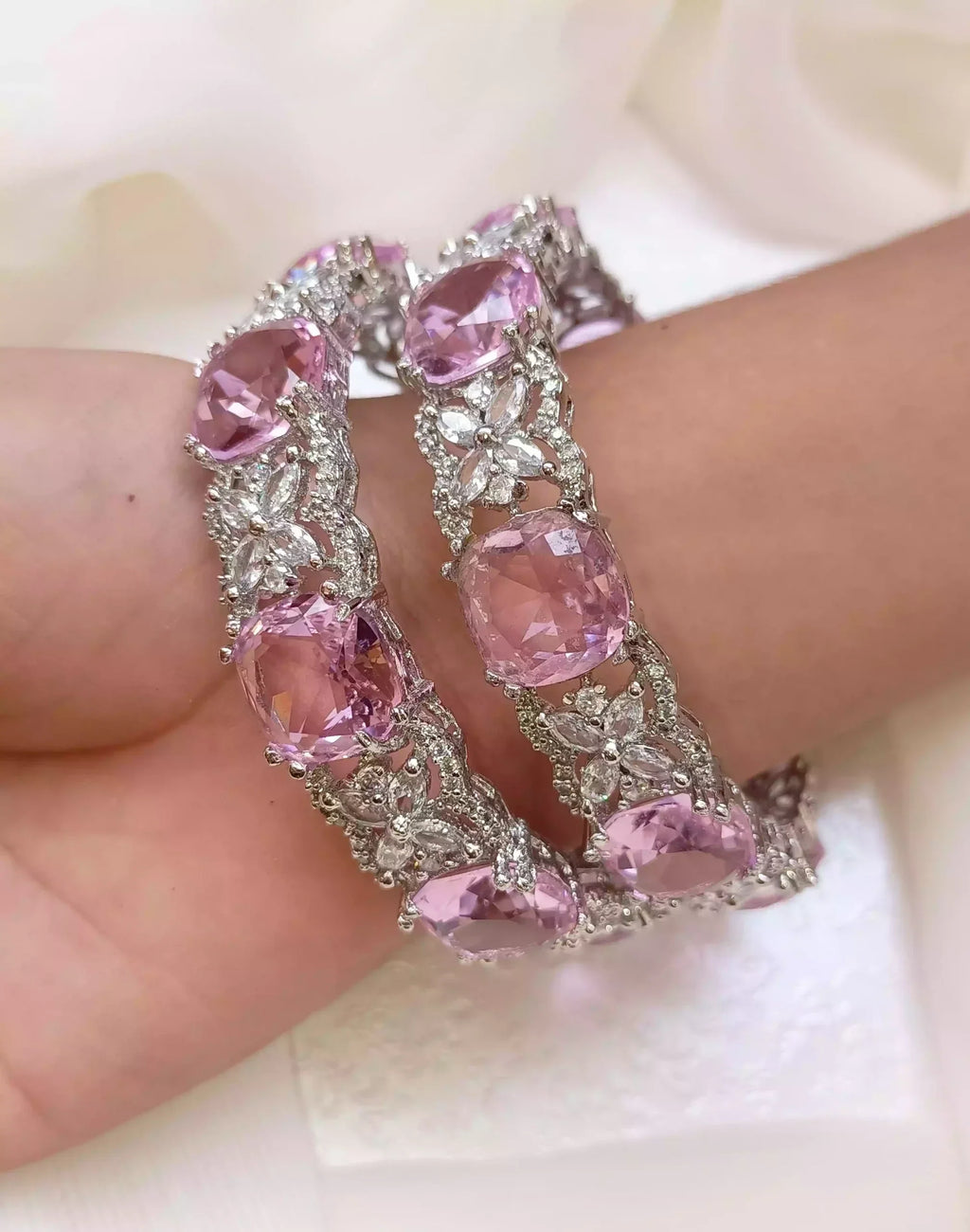 American diamond bangle set