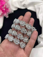 Zircon 4pcs bangles set