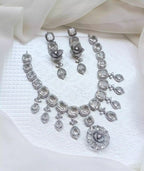 3D floral necklace set