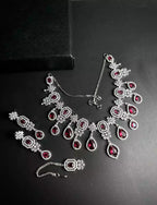American diamond bridal set