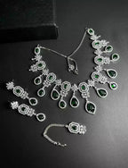 American diamond bridal set