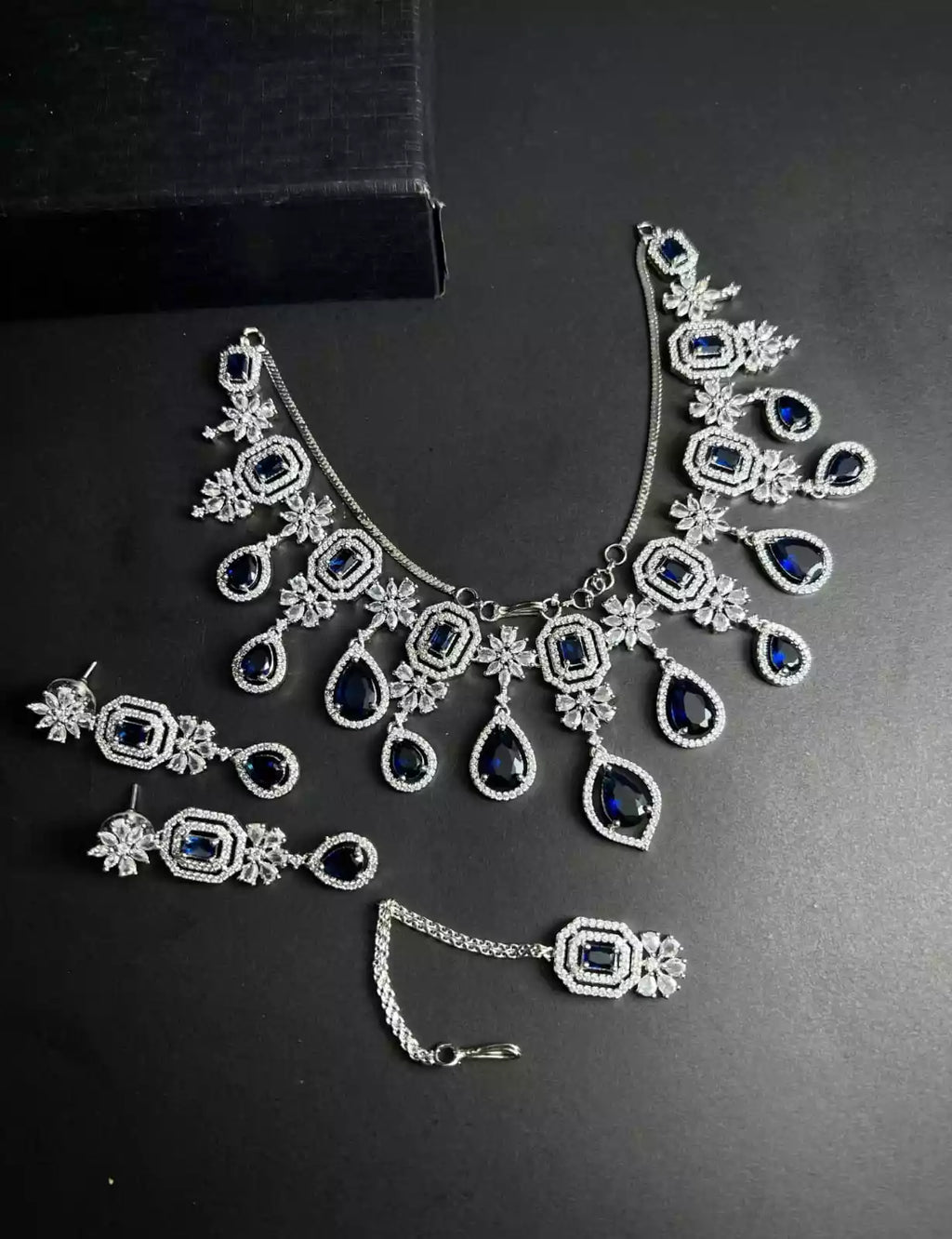 American diamond bridal set