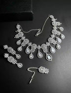 American diamond bridal set
