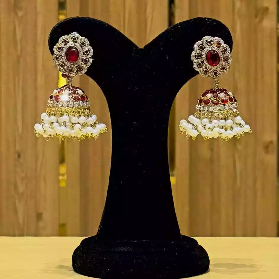 Zircon jhumki