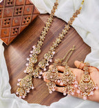 Zircon maala set with teeka
