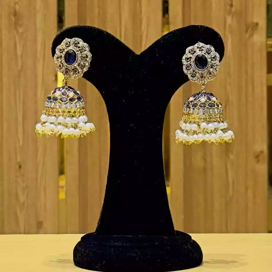 Zircon jhumki Secondary image