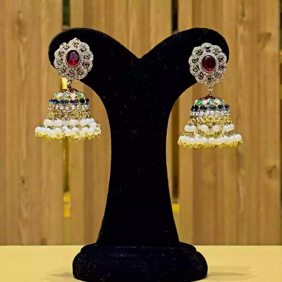 Zircon jhumki