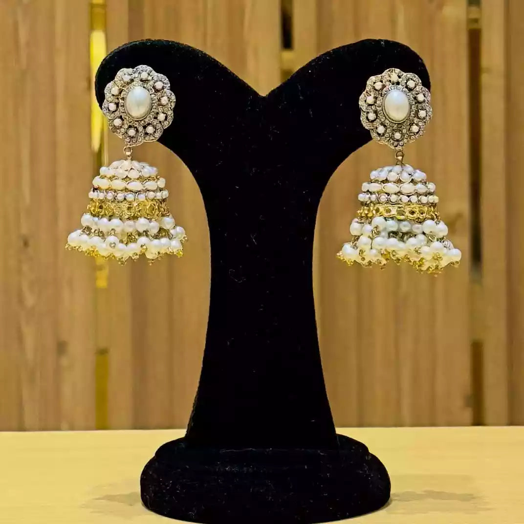 Zircon jhumki