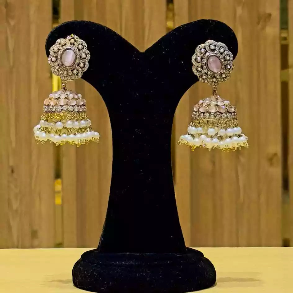 Zircon jhumki
