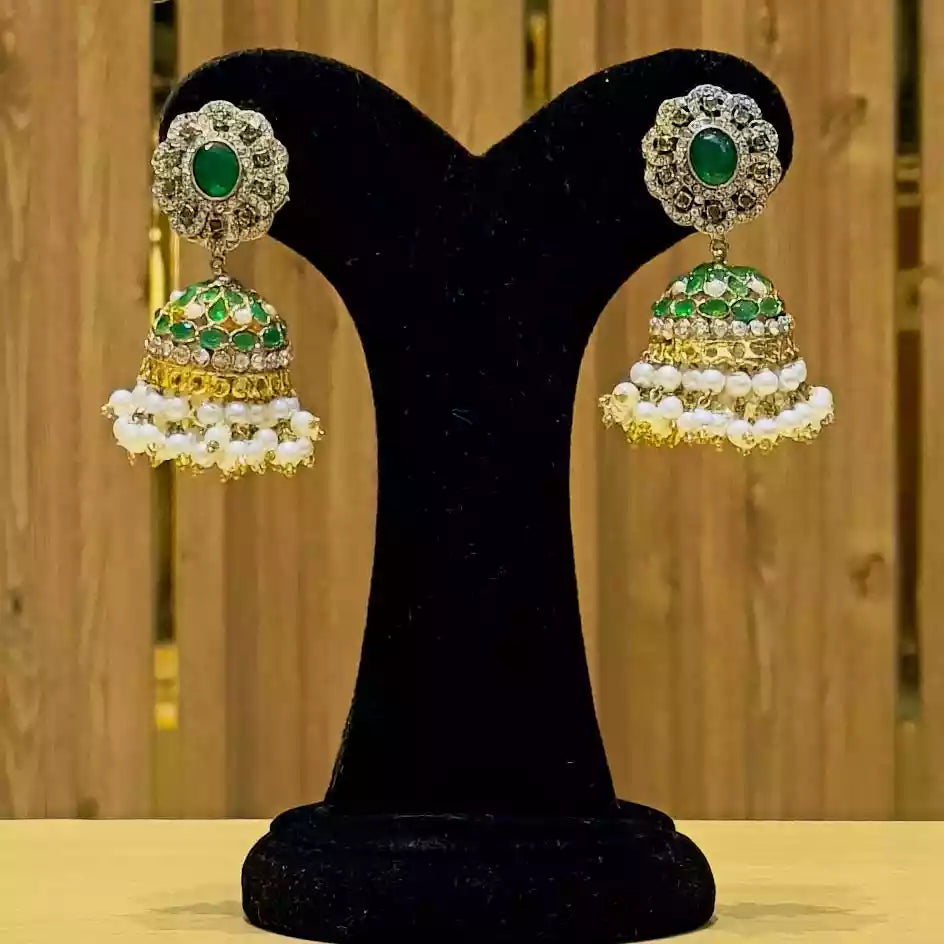 Zircon jhumki