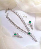Elegant zircon necklace set