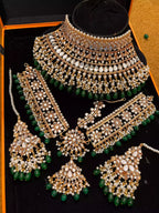 Kundan bridal set with matha patti