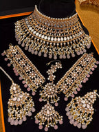 Kundan bridal set with matha patti