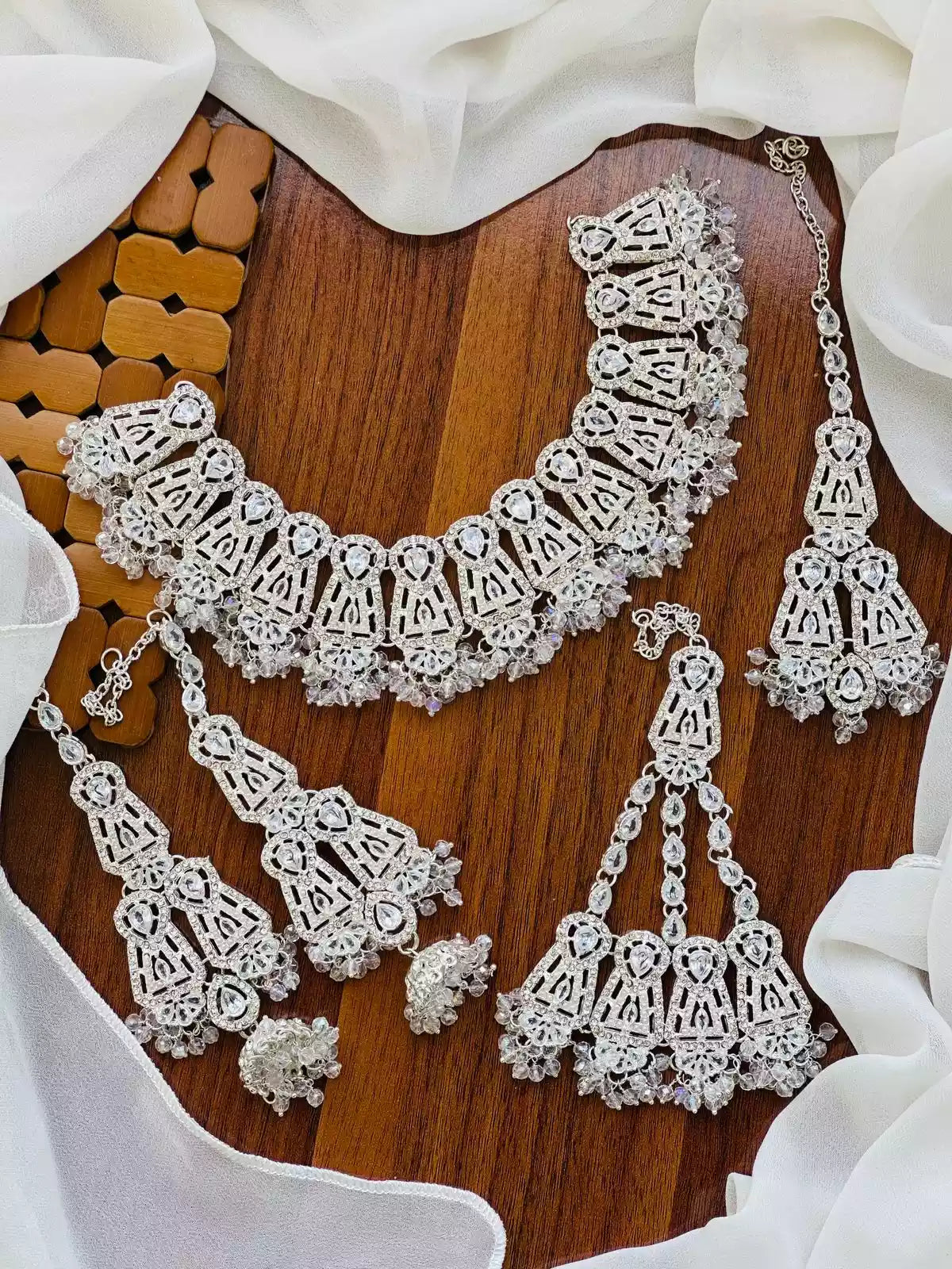 Zircon bridal set