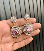 Indian zircon earrings